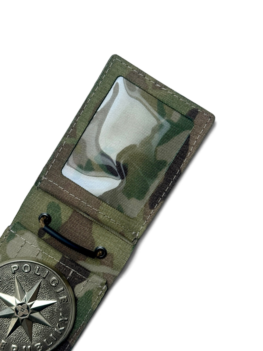 Étui pour insigne et carte d'identité de la police tchèque
