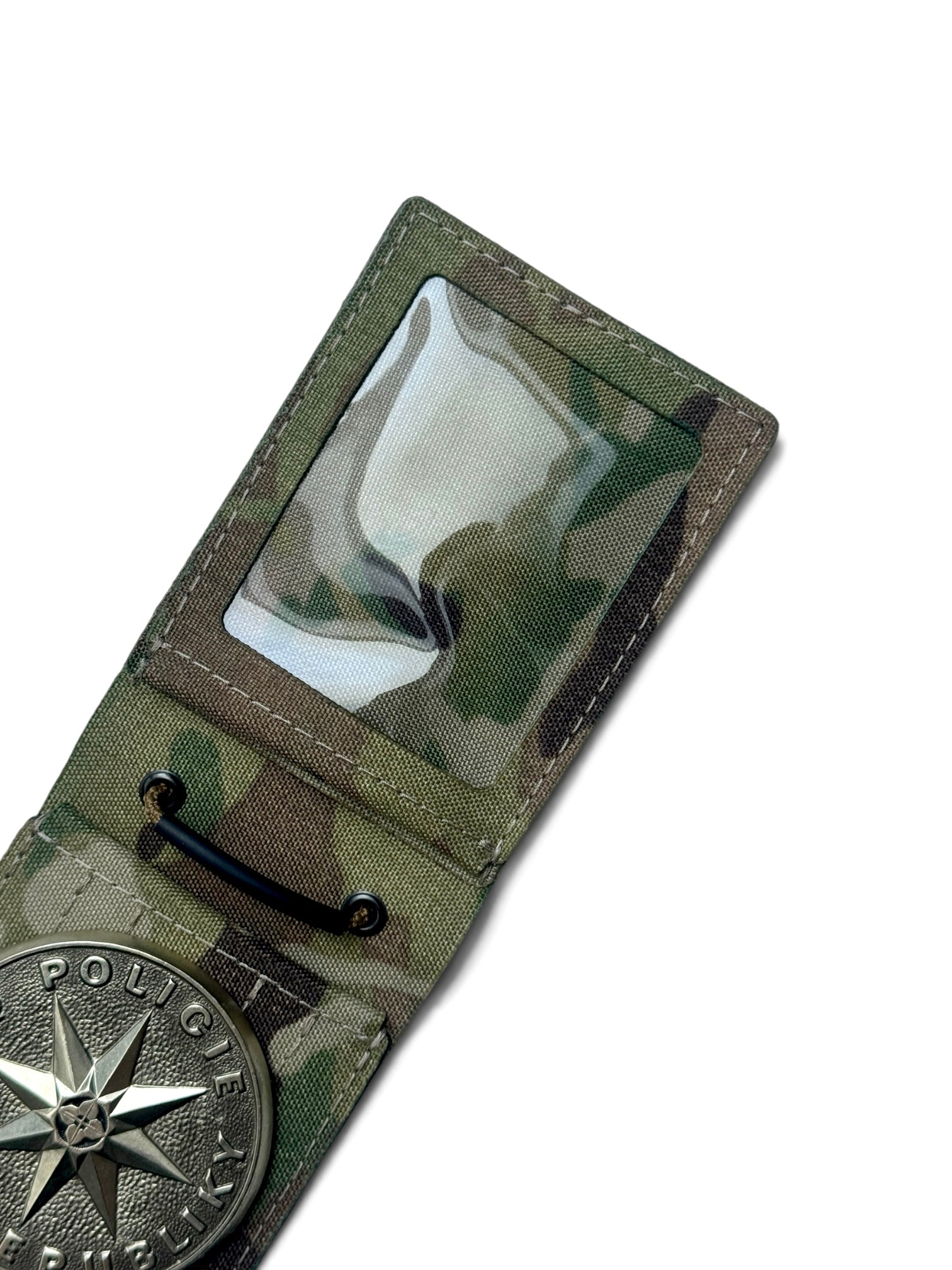 Étui pour insigne et carte d'identité de la police tchèque
