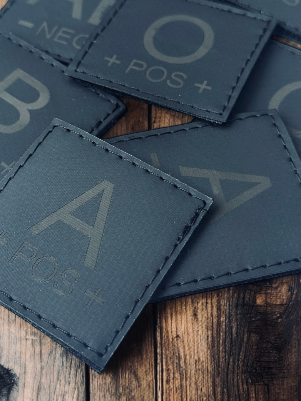 Nášivka - low/vis krevní skupina - RUN 'N' GUN